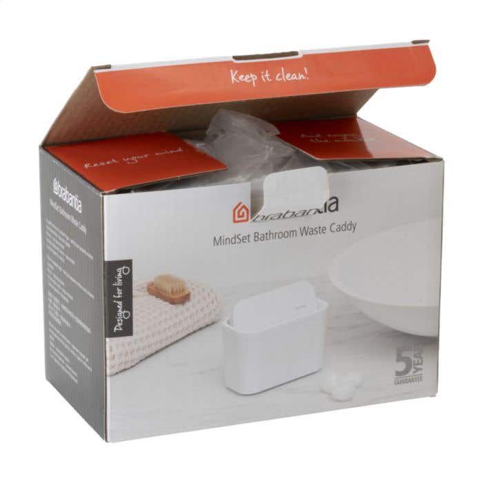 Brabantia | Afvalbakje badkamer | Klapdeksel