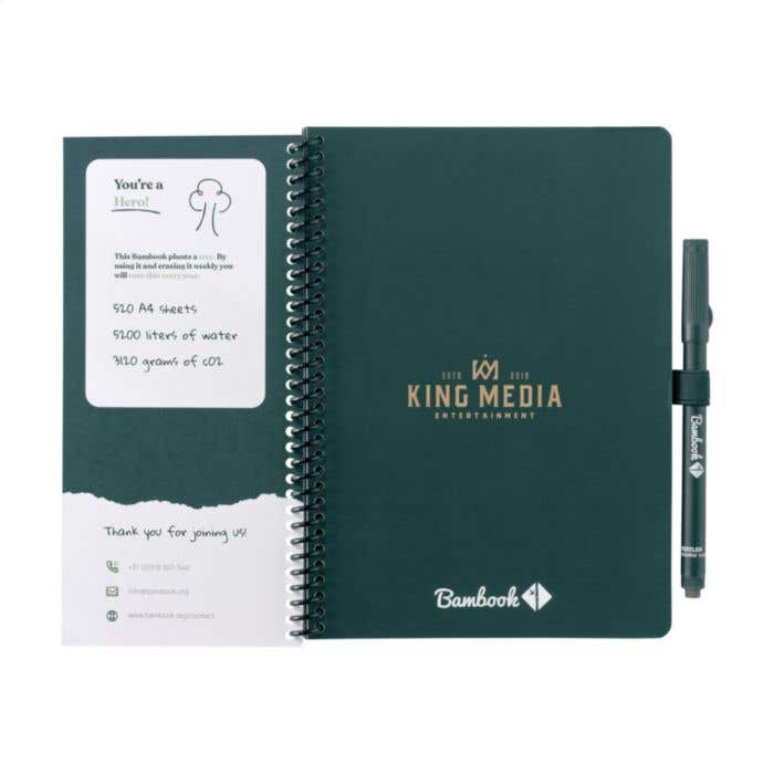 Notitieboek Bambook | Uitwisbaar | A5 | Puntjesraster