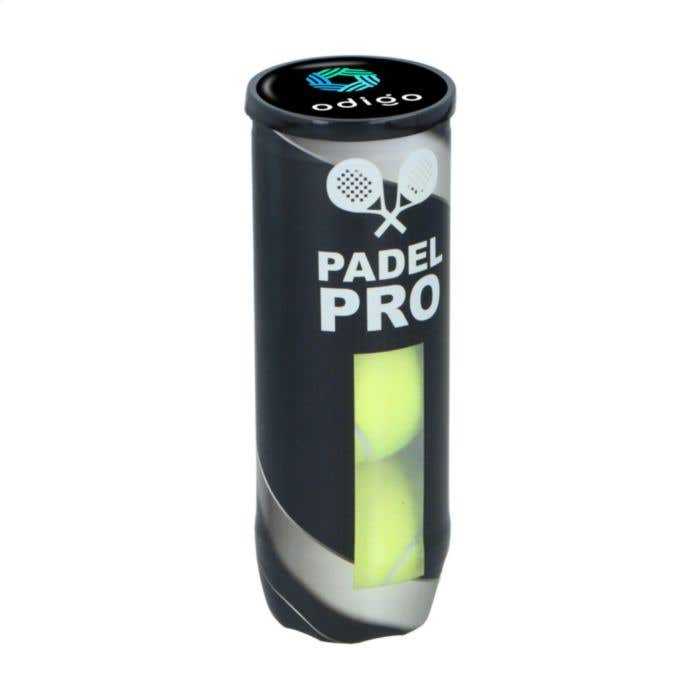 Padelballen | Set van 3 stuks | Kunststof koker