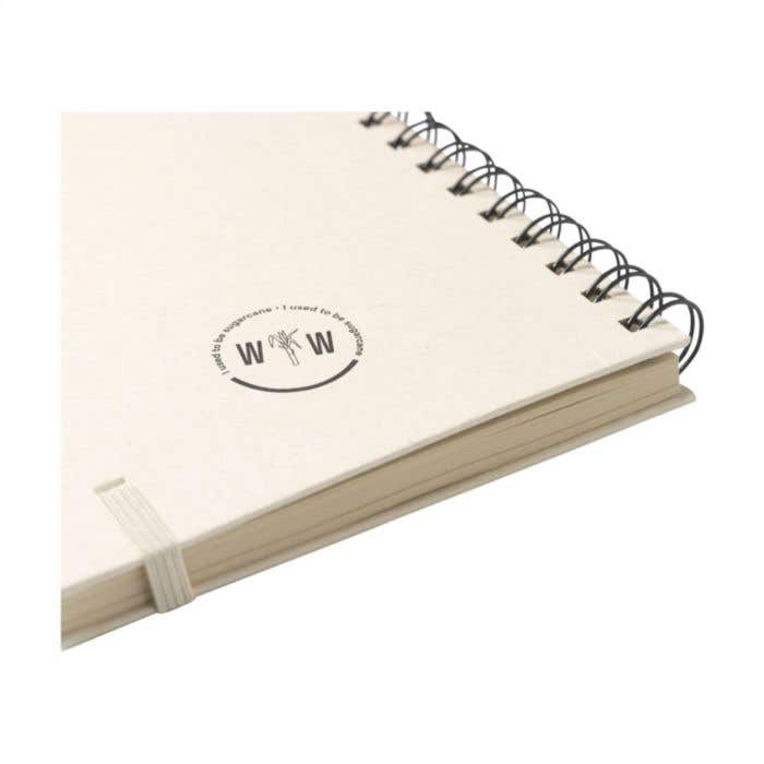 Notitieboek Bagasse Spiral | A5 | FSC® papier | Gelinieerd