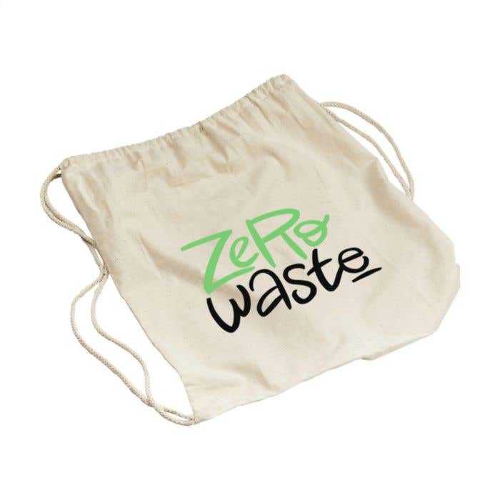 Rugzak Promo | Katoen | 8 l | Trekkoord | Ecru