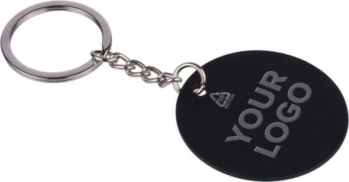 Gerecyclede RVS Sleutelhanger Risa