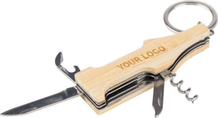 Bamboe Multitool Sleutelhanger Inaya