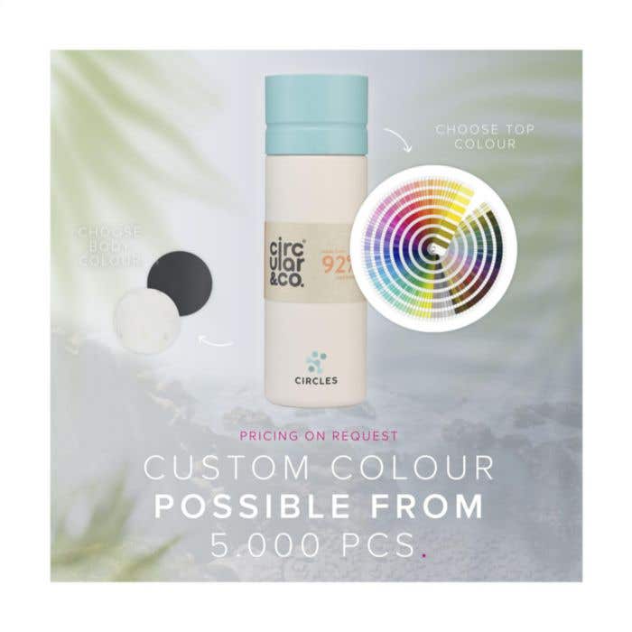 Circular&Co drinkfles | Gerecycled | 600 ml | 360° drinkopening