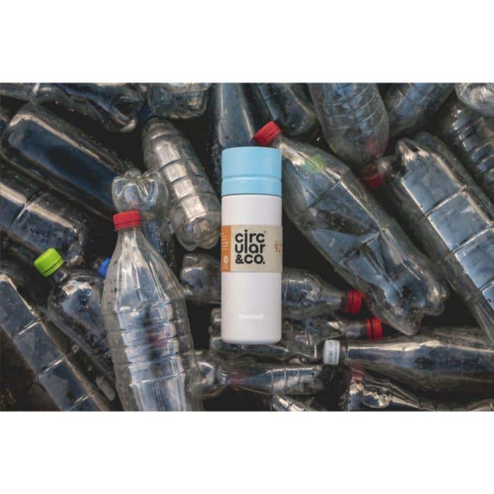 Drinkfles | Gerecycled | 600 ml | 360° drinkopening