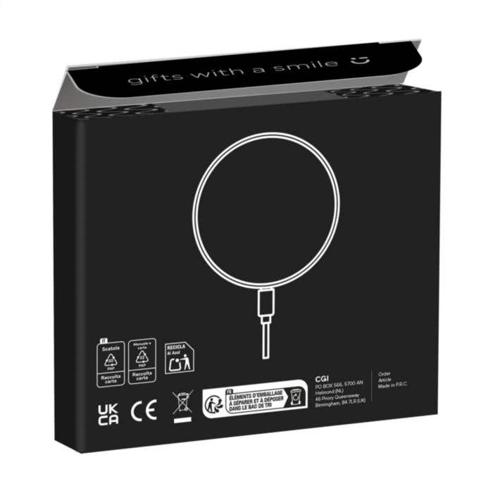 Draadloze snellader | Bamboe | 10W | Qi-compatibel