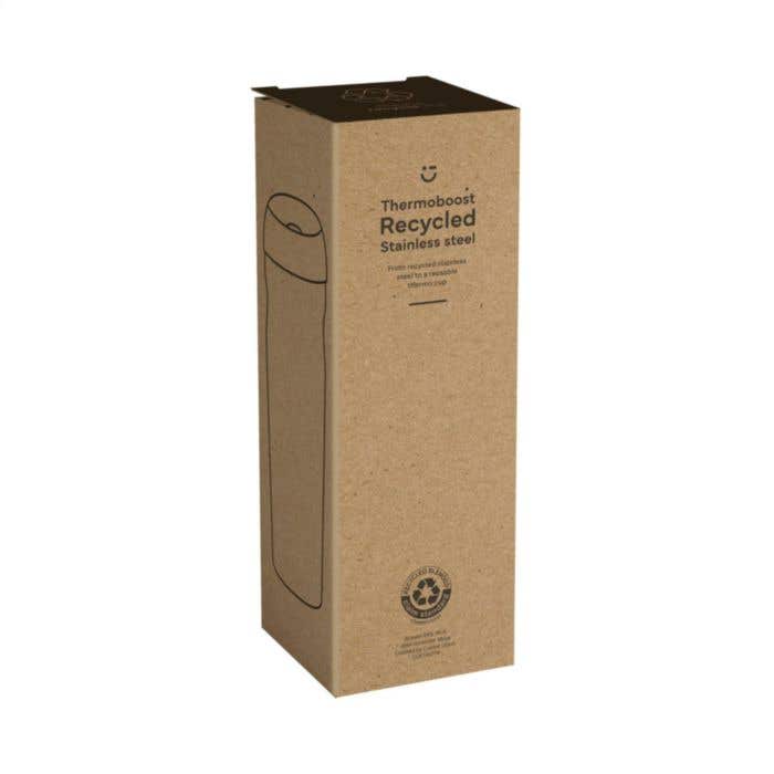 Thermosbeker | Gerecycled RVS | 450 ml | Lekvrij