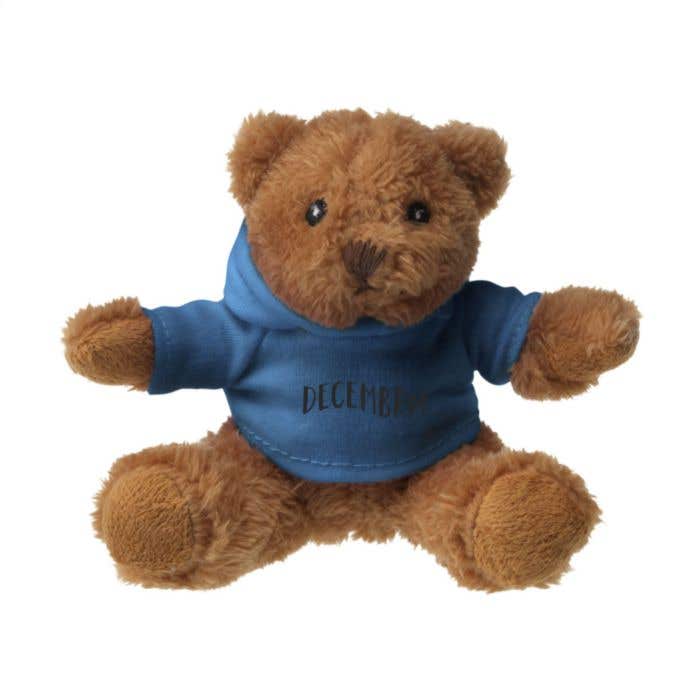 Knuffelbeer met hoodie | Pluche | Bedrukbaar shirt
