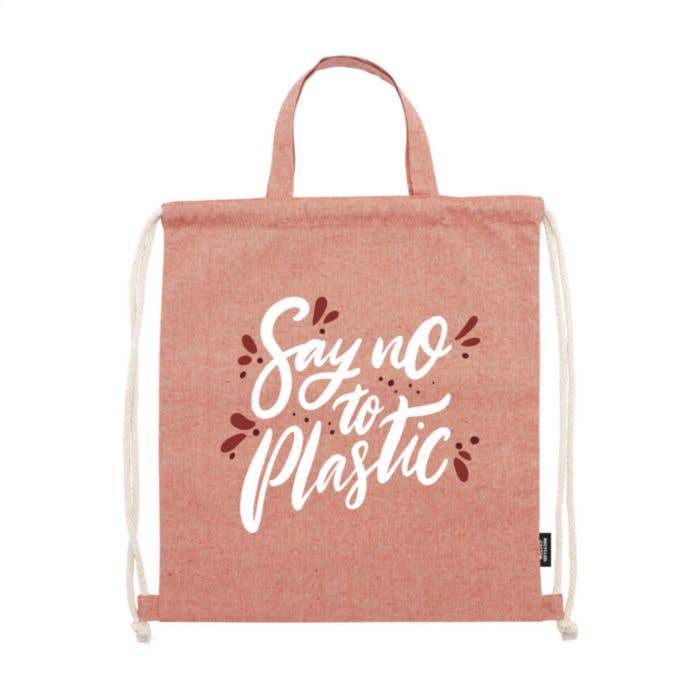 Rugzak | Gerecycled katoen | 8 l | Trekkoord