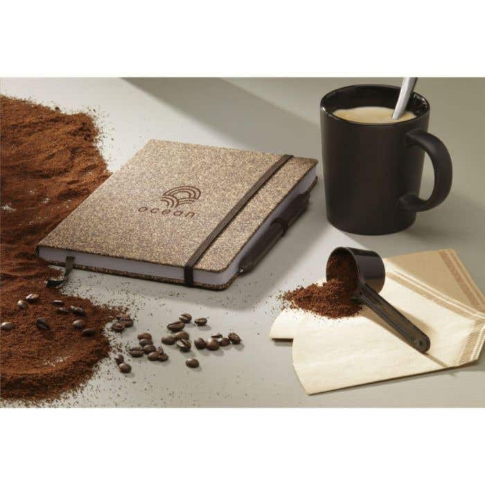 Notitieboek | Koffiedik en kurk | A5 | Gelinieerd
