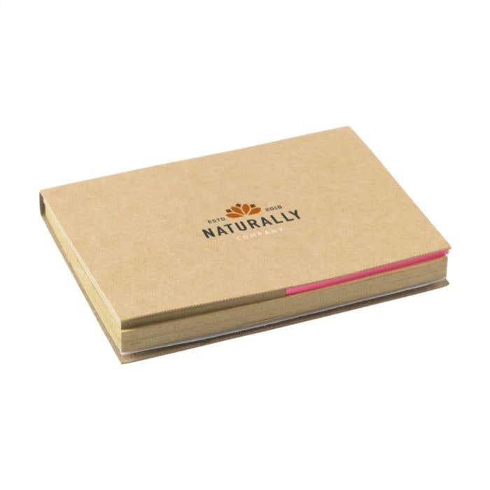 Memoboekje | Gerecycled | Sticky notes en markers