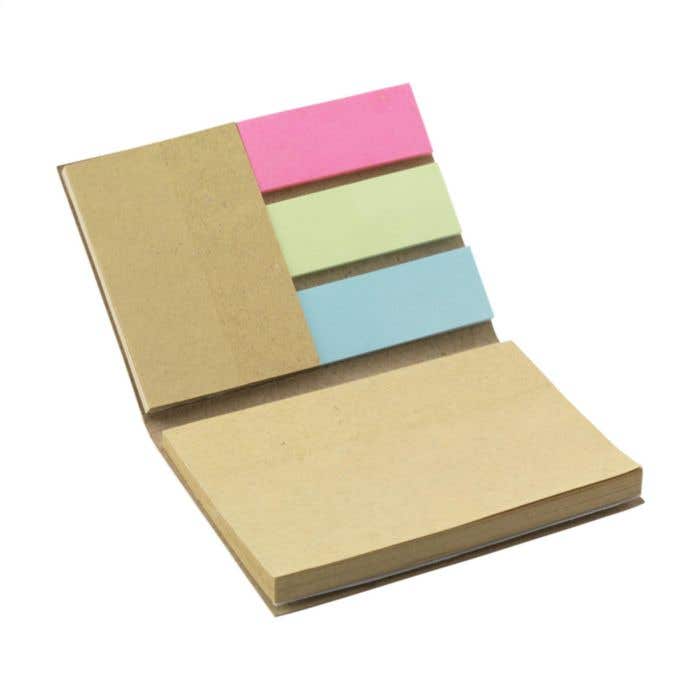 Memoboekje | Gerecycled | Sticky notes en markers