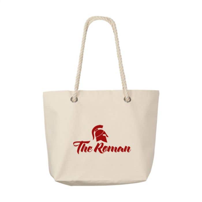 Strandtas | Canvas | 20 l | Ritssluiting