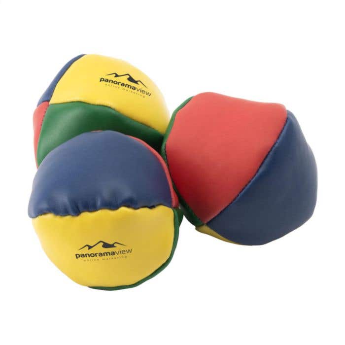 Jongleerset Twist | 3 ballen | Met koker