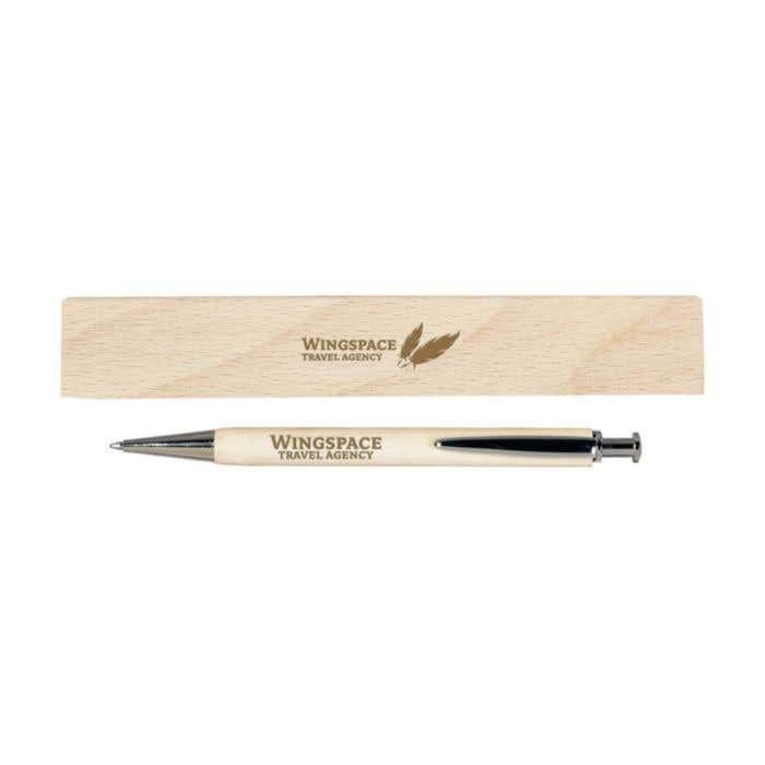 Balpen Nova | Hout | Met cassette