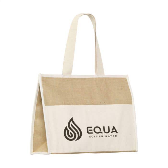 Winkeltas Madras Combi | Jute & Katoen | 28 l | Koelfunctie