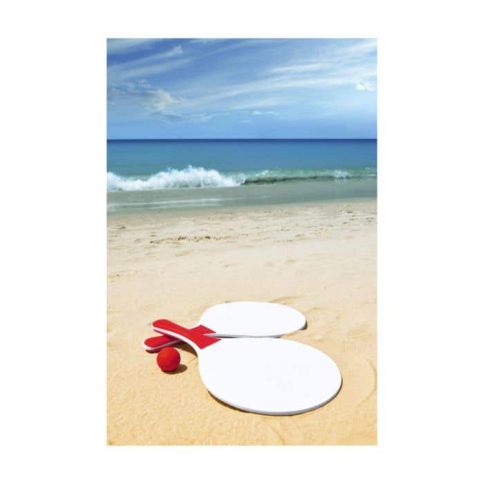 Strandtennis BeachTennis | MDF-hout | 2 rackets en bal