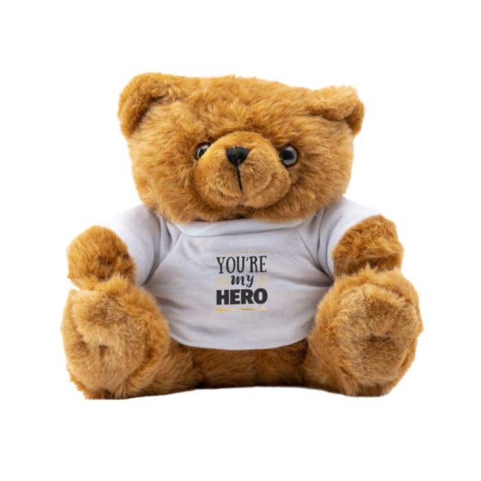 Knuffelbeer | Met wit T-shirt