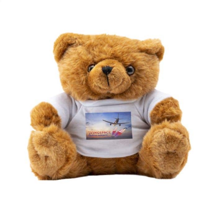 Knuffelbeer | Met wit T-shirt