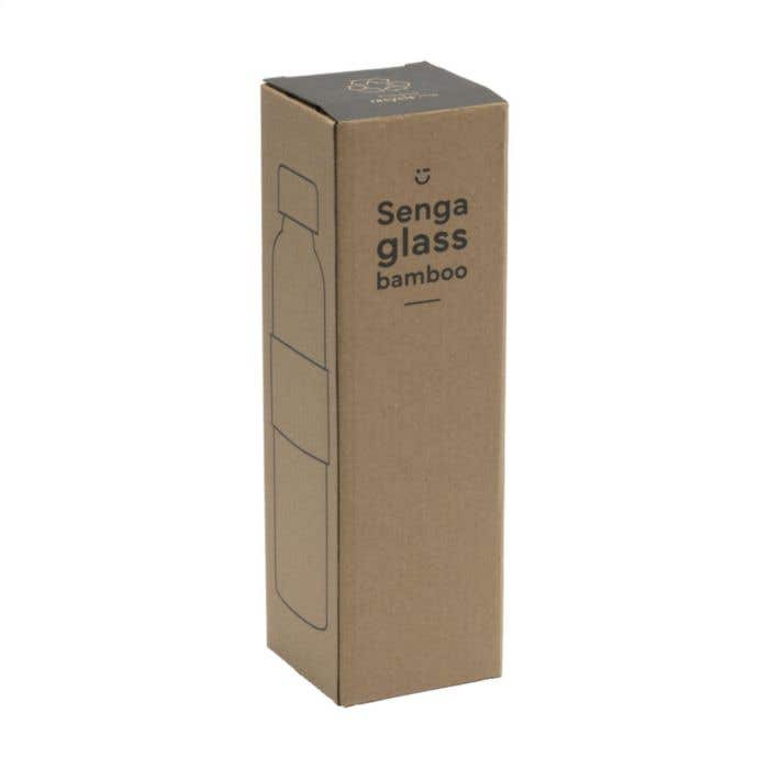 Drinkfles Senga | Glas | 500 ml | Bamboe dop