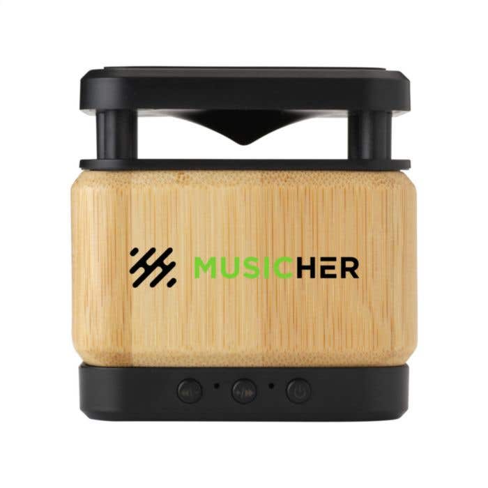 Bluetooth speaker Block | Bamboe | 5W draadloze oplader | 3W