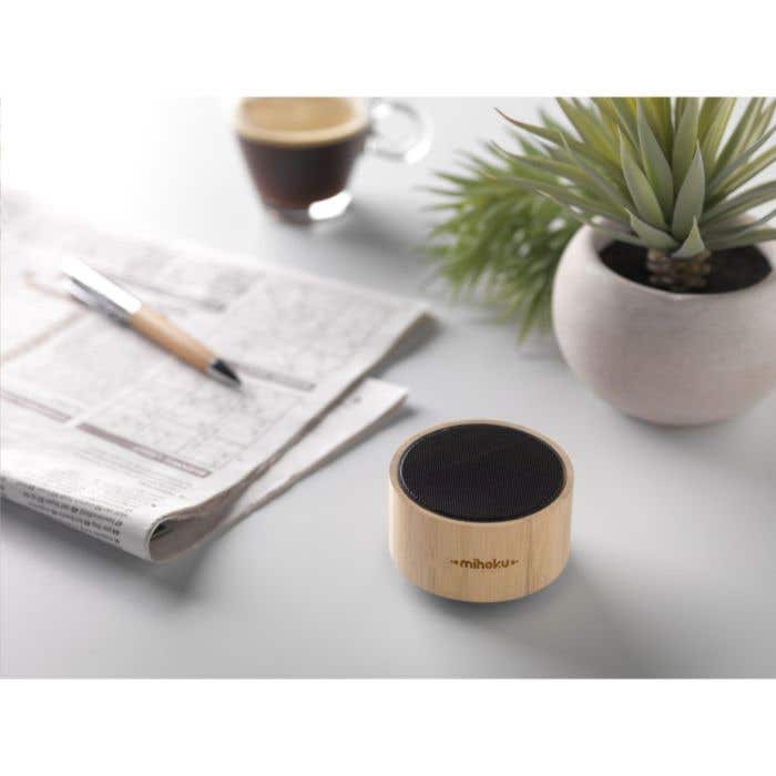 Bluetooth speaker | Bamboe | 3W | Sfeerlicht