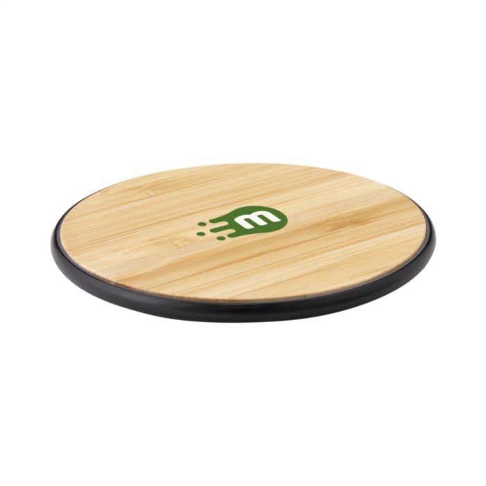 Draadloze snellader | Bamboe | 10W | Qi-compatibel