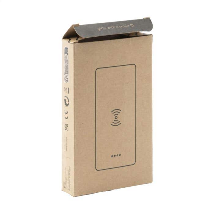 Powerbank | Bamboe | 8000 mAh | Draadloos opladen