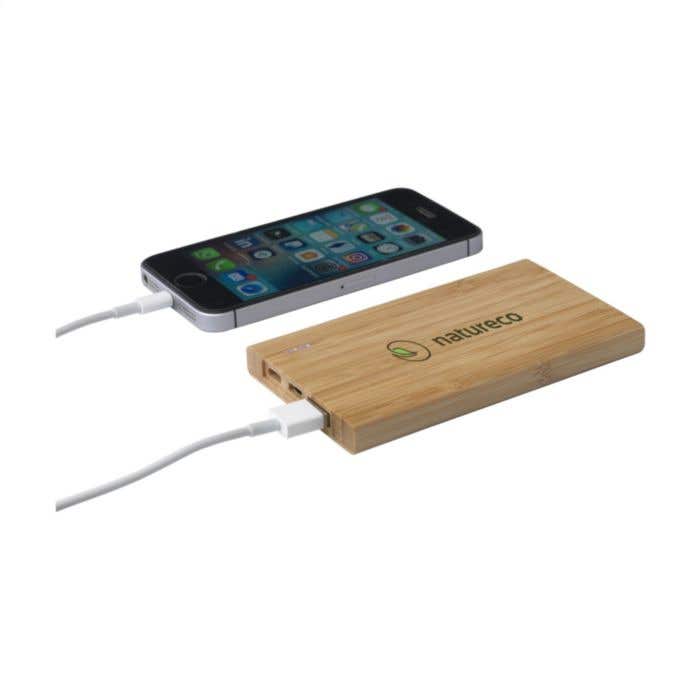 Powerbank | Bamboe | 4000 mAh