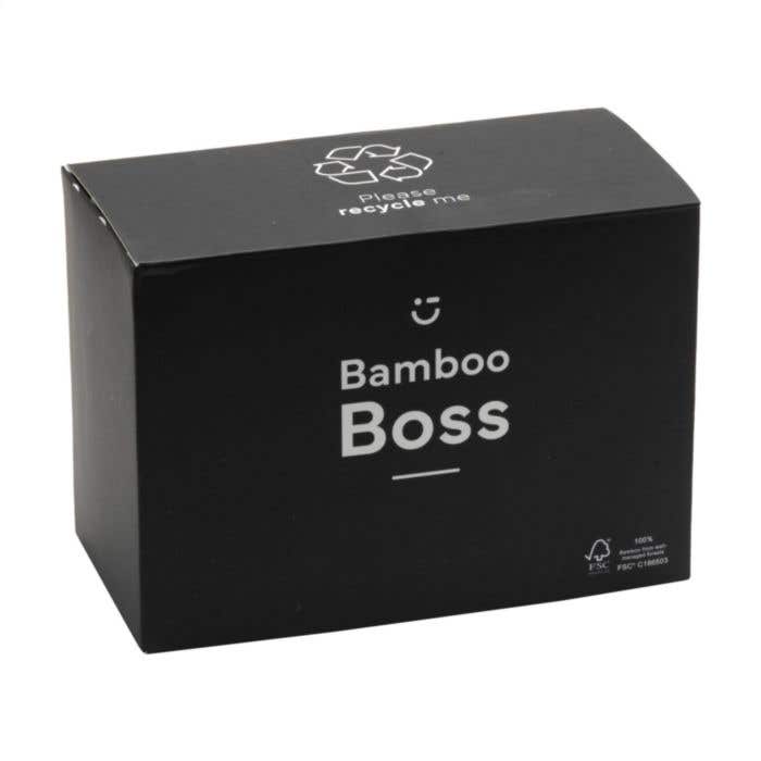 Draadloze oplader Boss | Bamboe | 15W | Met penhouder