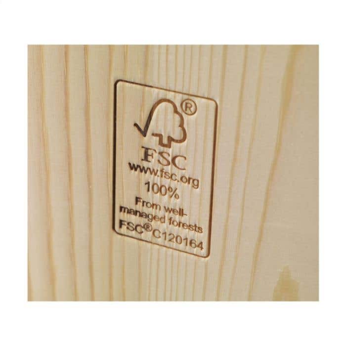 Wijnkist Say Cheese | FSC® Dennenhout | Bamboe deksel