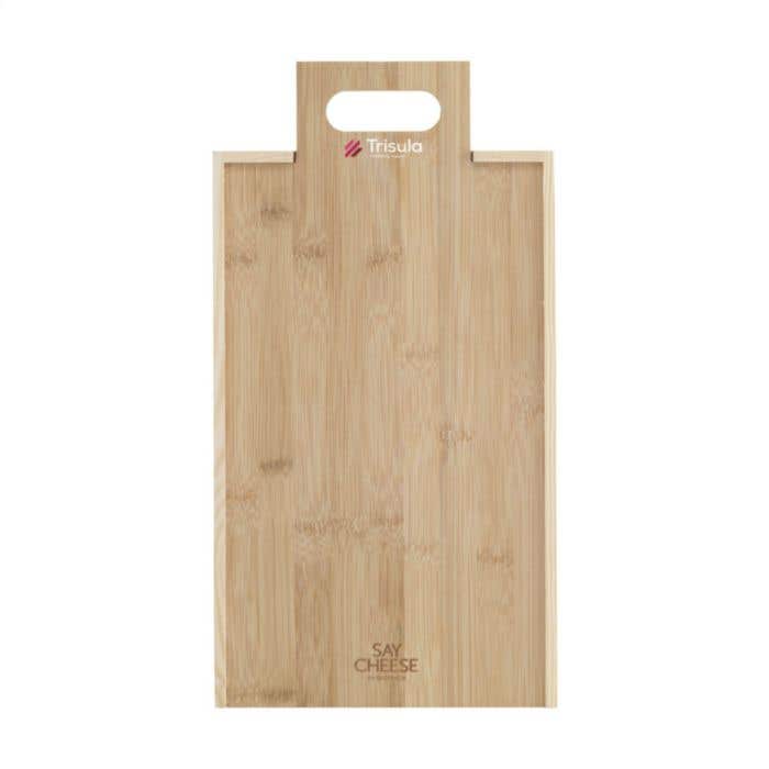 Wijnkist Say Cheese | FSC® Dennenhout | Bamboe deksel