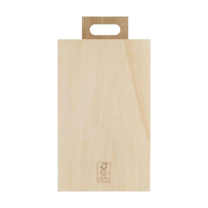 Wijnkist Say Cheese | FSC® Dennenhout | Bamboe deksel