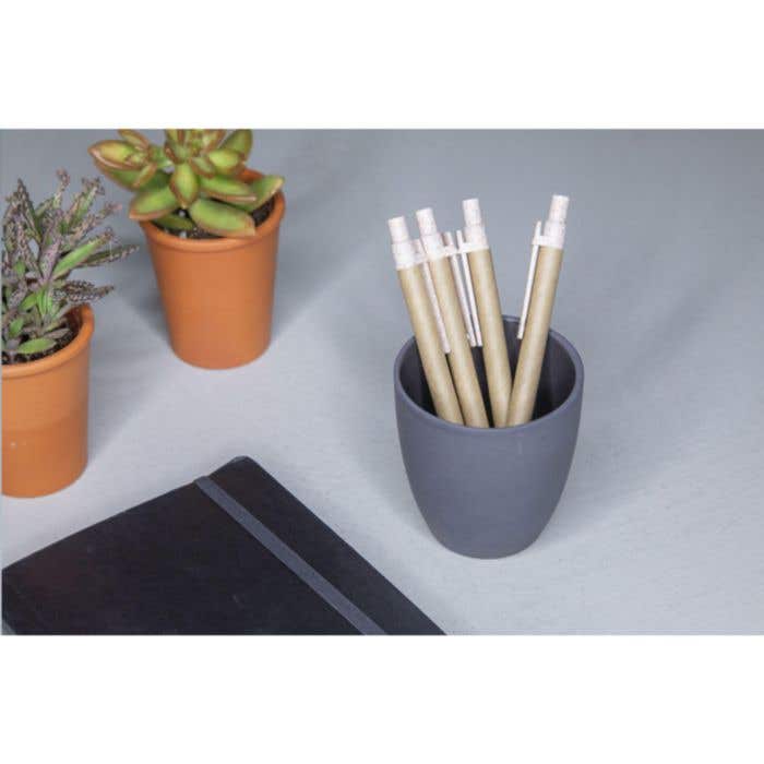 Balpen | Gerecycled papier en tarwestro