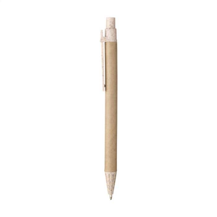 Balpen | Gerecycled papier en tarwestro