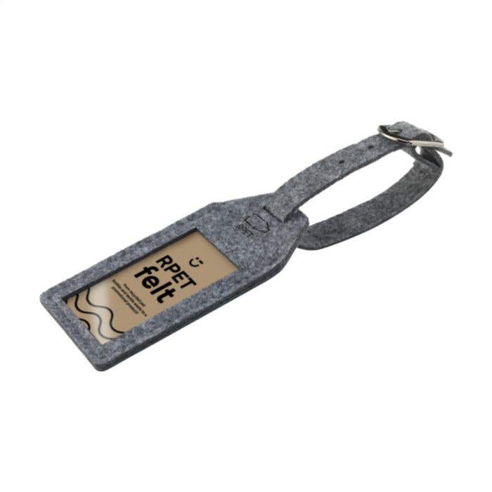 Bagagelabel | Gerecycled vilt