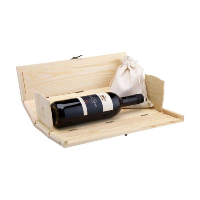 Wijnkist Rackpack Gamebox Chess | FSC® Hout | Met schaakspel