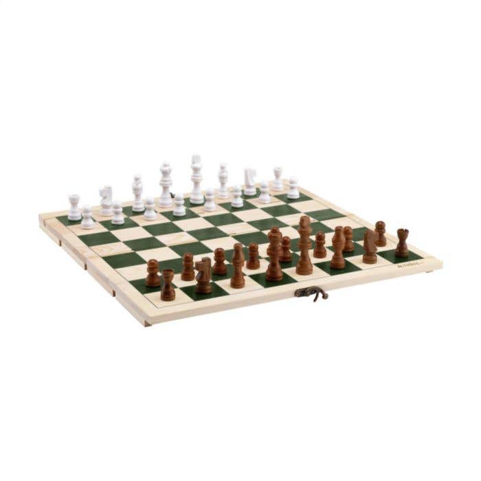 Wijnkist Rackpack Gamebox Chess | FSC® Hout | Met schaakspel