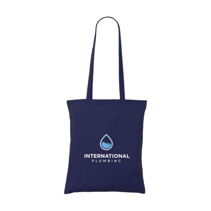 Katoenen tas | 120 g/m² | 8 l | Lange hengsels