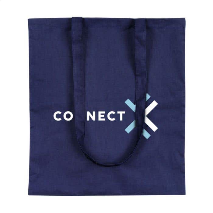 Katoenen tas | 120 g/m² | 8 l | Lange hengsels