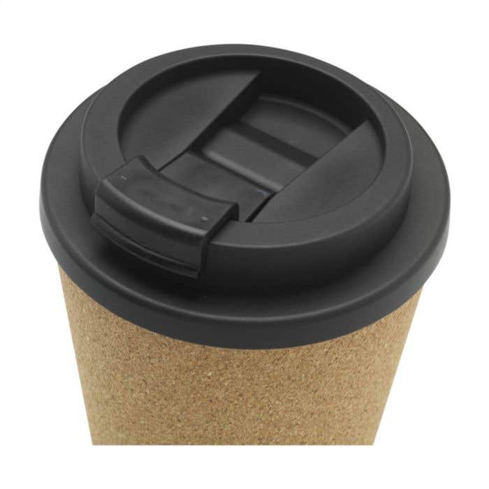 Koffiebeker | Kurk en PLA | 350 ml | Dubbele wand