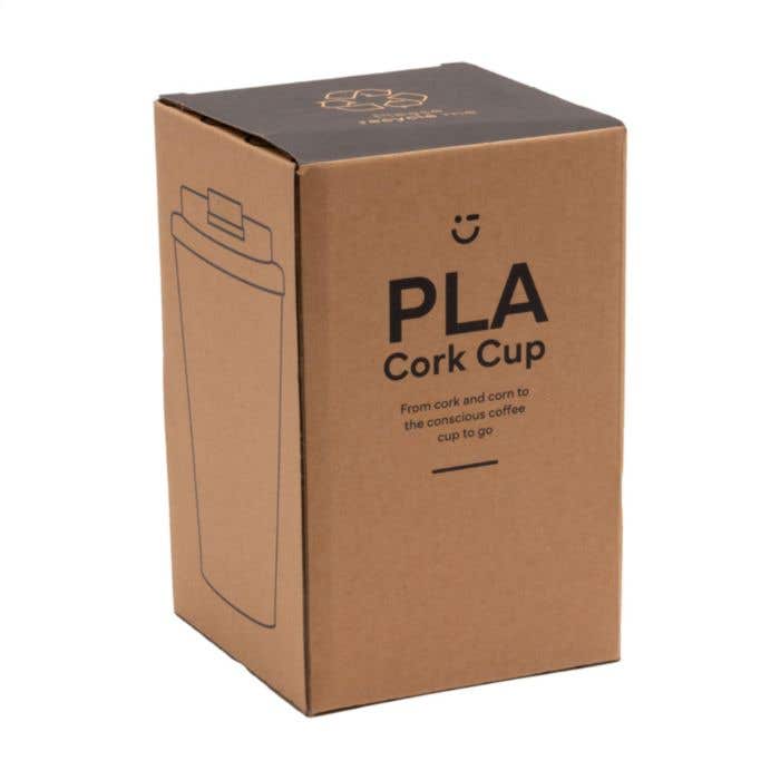 Koffiebeker | Kurk en PLA | 350 ml | Dubbele wand