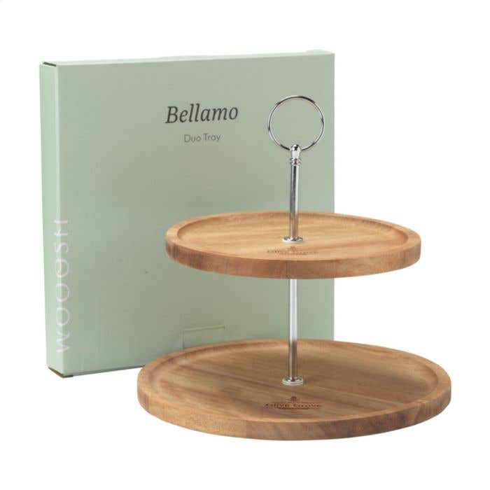 Wooosh Bellamo Duo Tray | Étagère | FSC® Acaciahout | 2-laags
