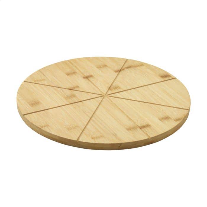 Snijplank | FSC® bamboe | Pizza-inkepingen