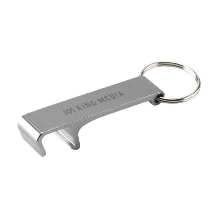 Sleutelhanger | Flesopener en telefoonstandaard | Metaal