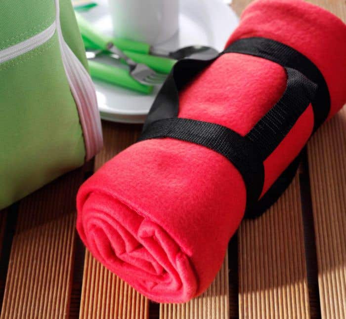 Deken Bolivia | Fleece | 180 g/m² | 160x125 cm | Met handvat