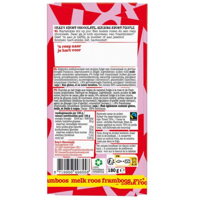 Tony's Chocolonely Gifting Bar: Recht Uit Mijn Chocohart! [180 gram]