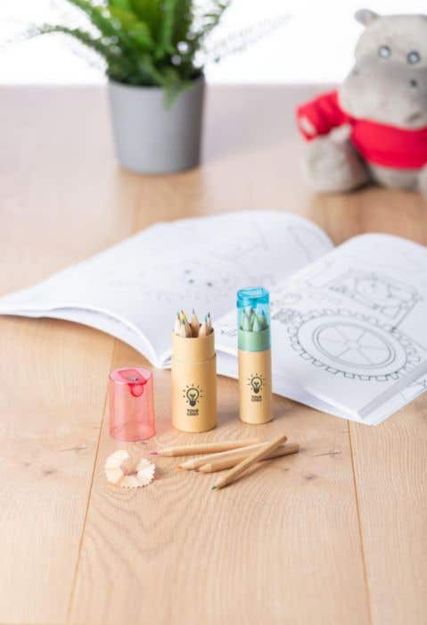 Potlodenset Libbie [6 kleuren] | FSC® hout