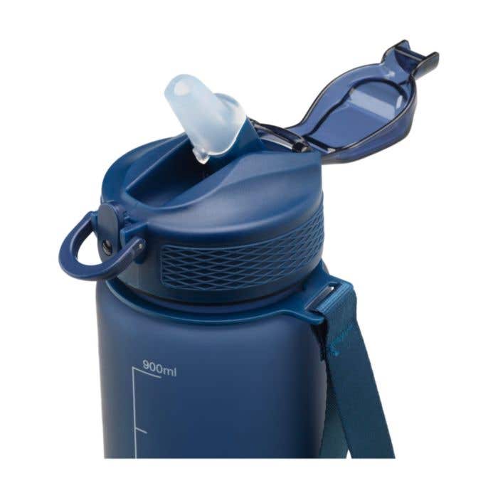 Drinkfles | Gerecycled | 1 l | Met rietje