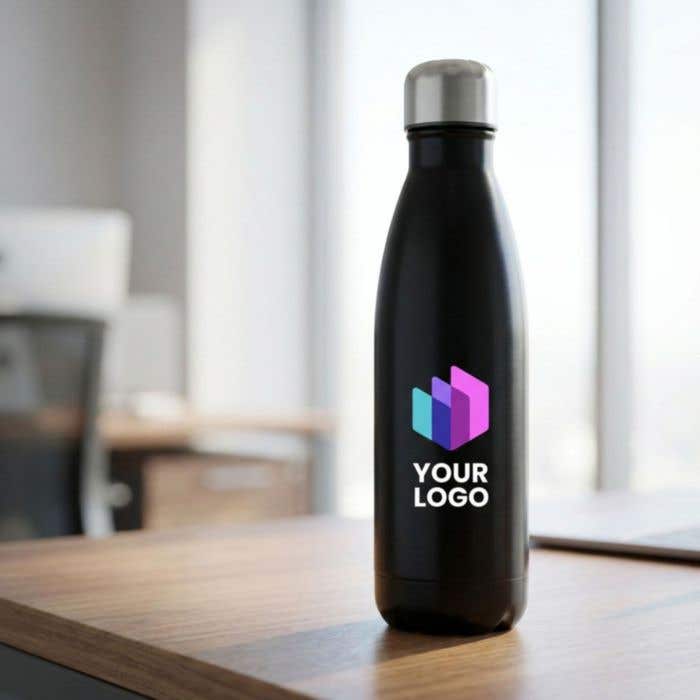 Drinkfles Lombok | 500 ml | Gerecycled RVS | Dubbelwandig